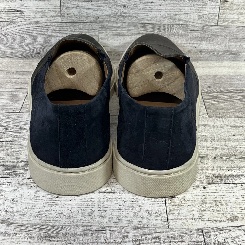Frye Gemma Cap 3471123SKM Blue Gray‎ Suede Slip-On Shoes Women Size 9M